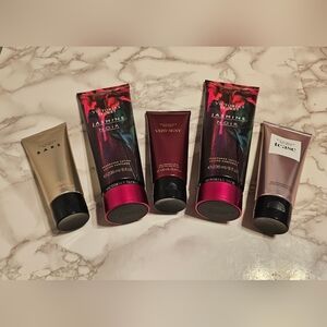 Victoria's Secret Lotion Bundle Of 5 Tease, Bare, Very Sexy, Jasmine Noir
